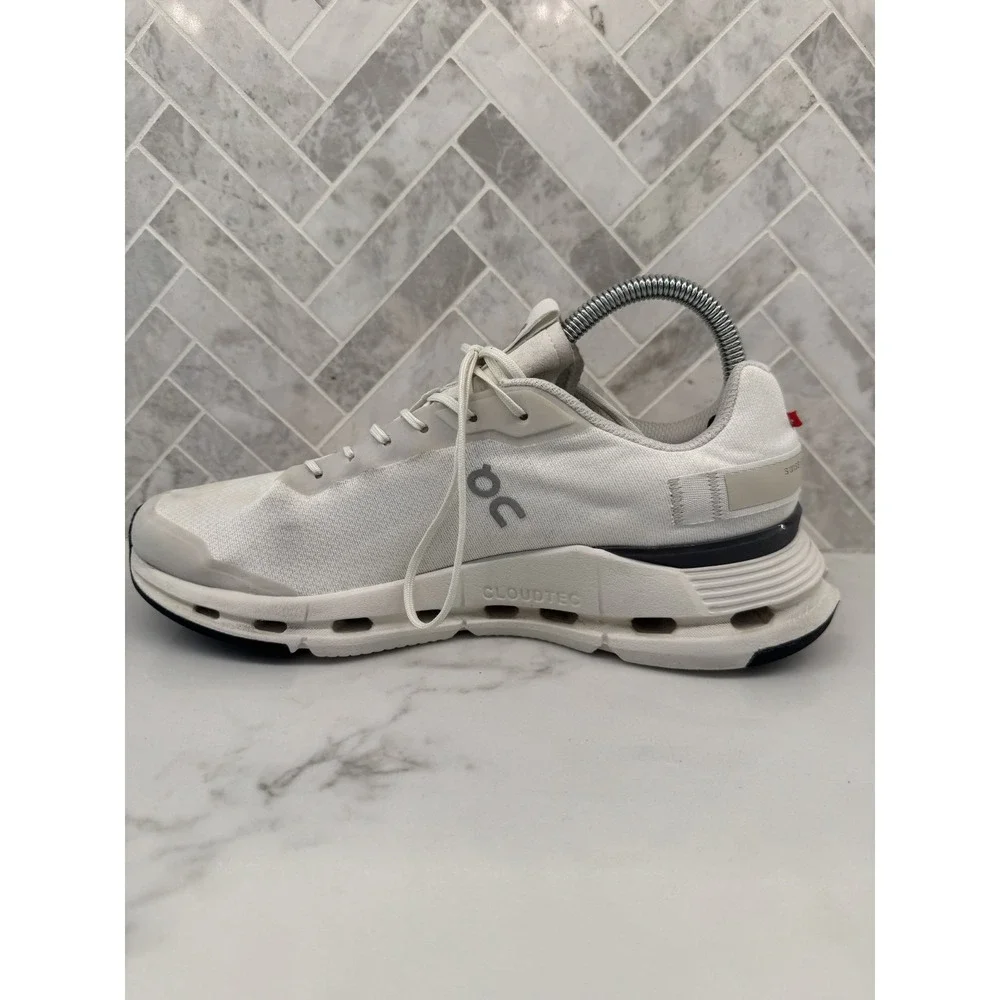 On Running Cloudnova Form Sneakers Shoes Womens Size 9.5 White Athletic Lace Up